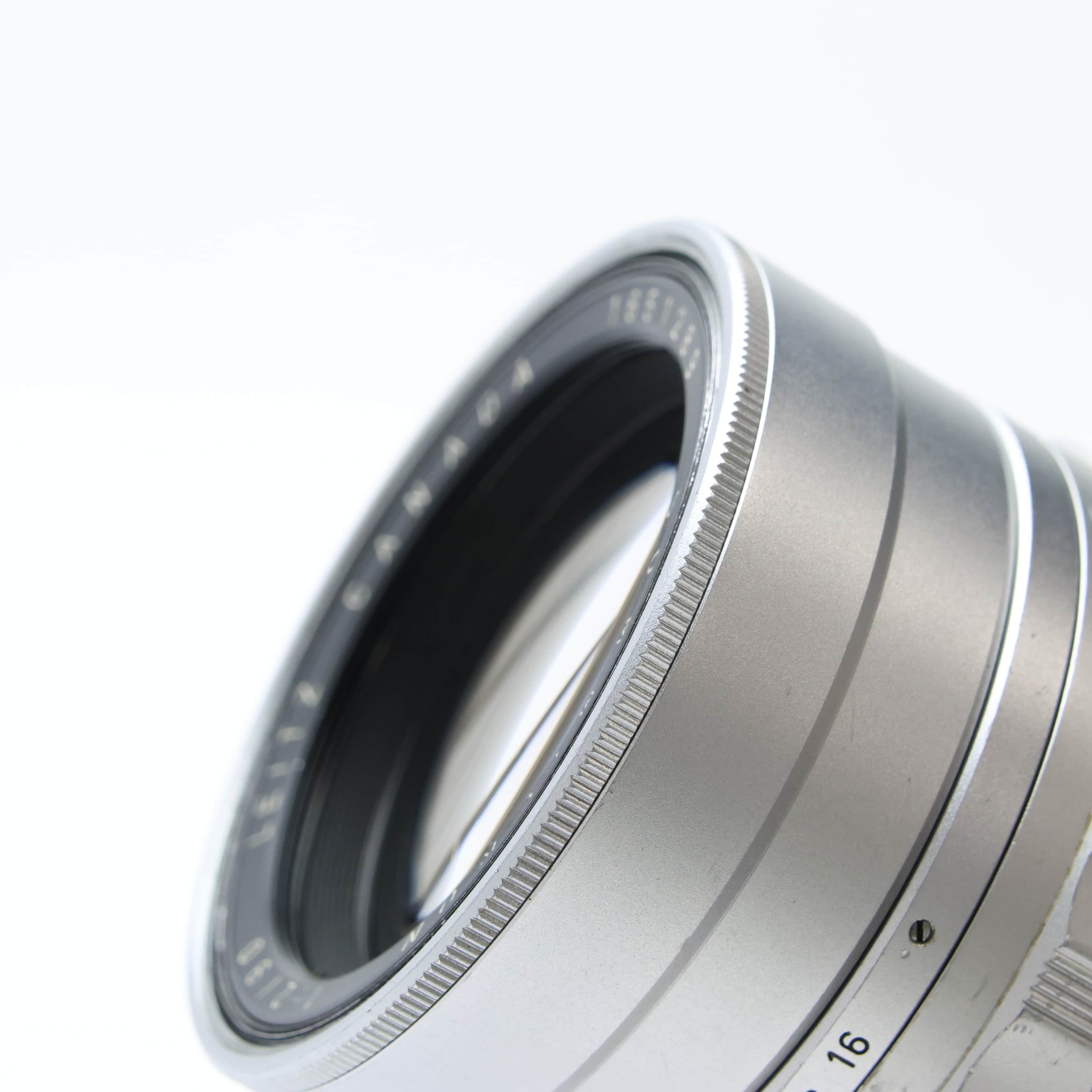 中古)Leica (ライカ) ズミクロン L90mm F2 レンズフード組込 シルバー