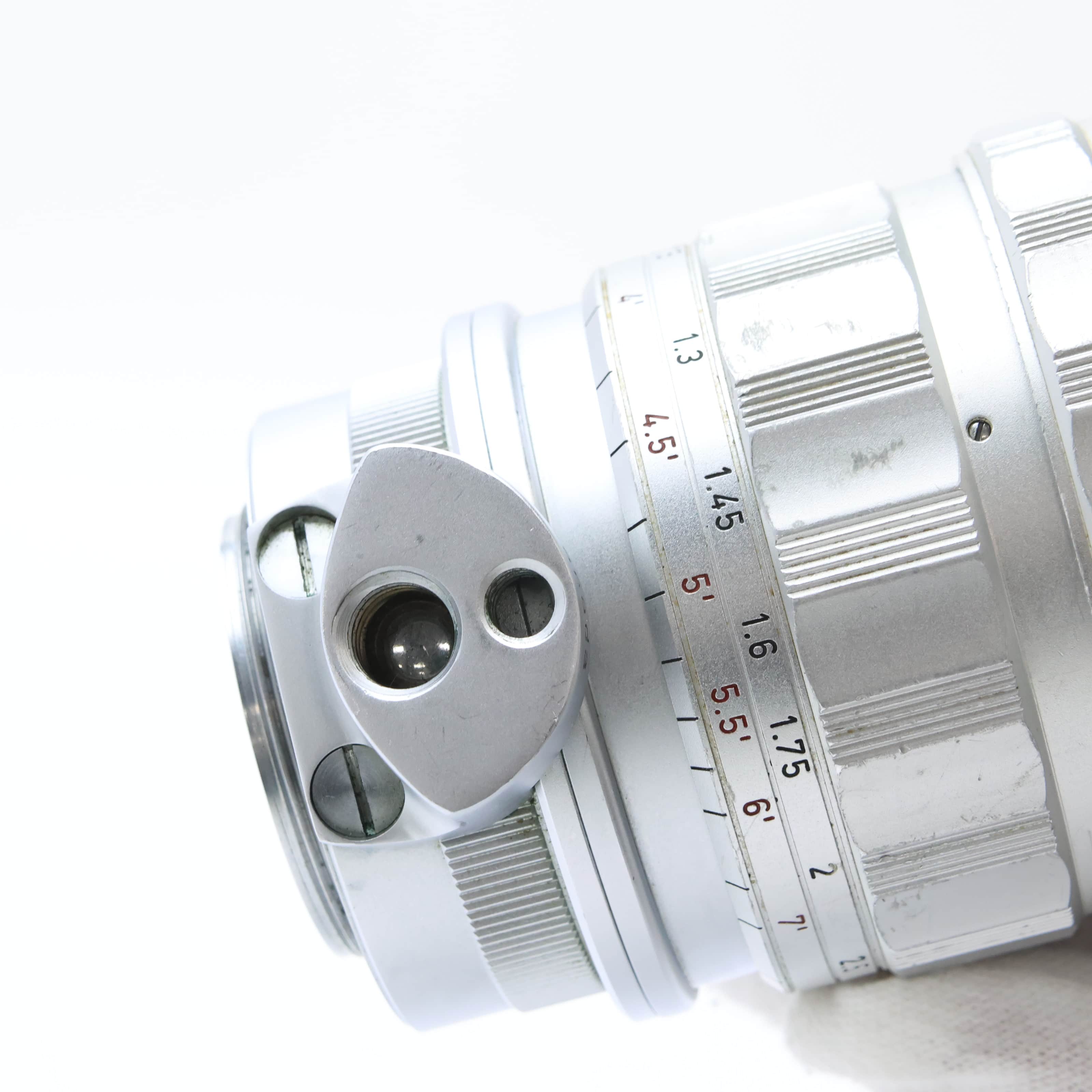 中古)Leica (ライカ) ズミクロン L90mm F2 レンズフード組込 シルバー