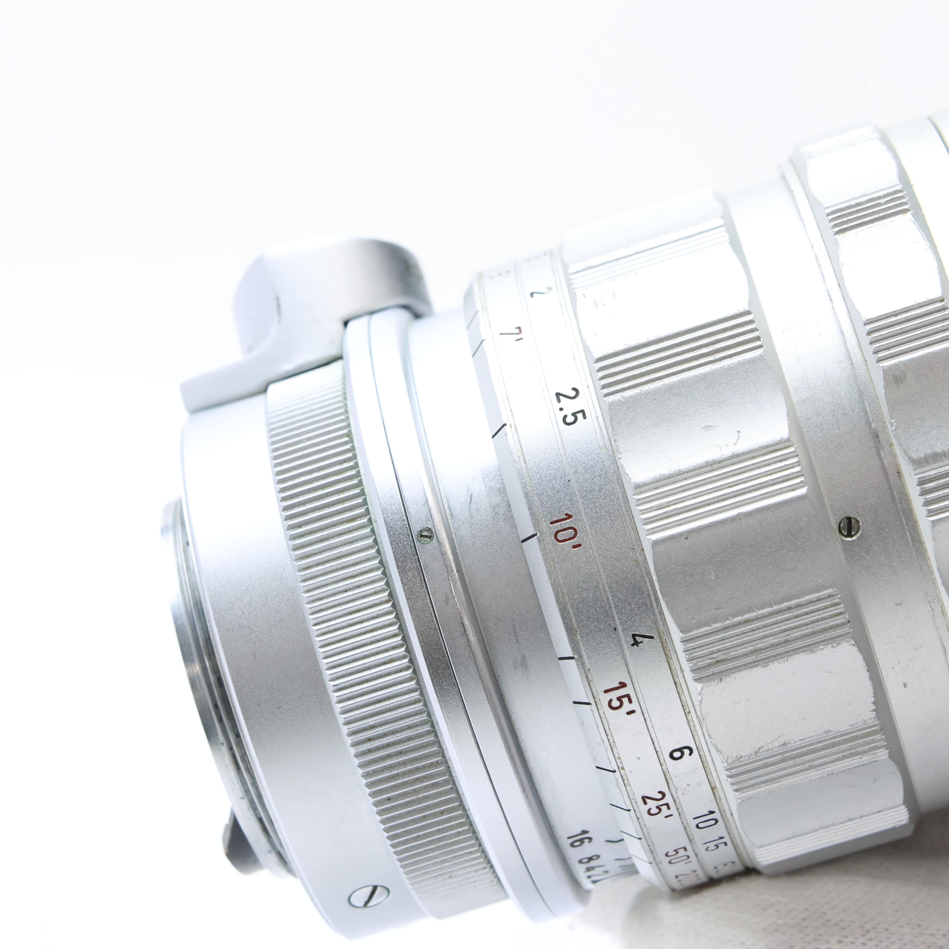 中古)Leica (ライカ) ズミクロン L90mm F2 レンズフード組込 シルバー