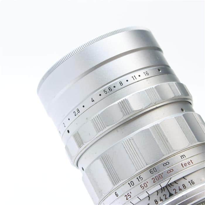 中古)Leica (ライカ) ズミクロン L90mm F2 レンズフード組込 シルバー