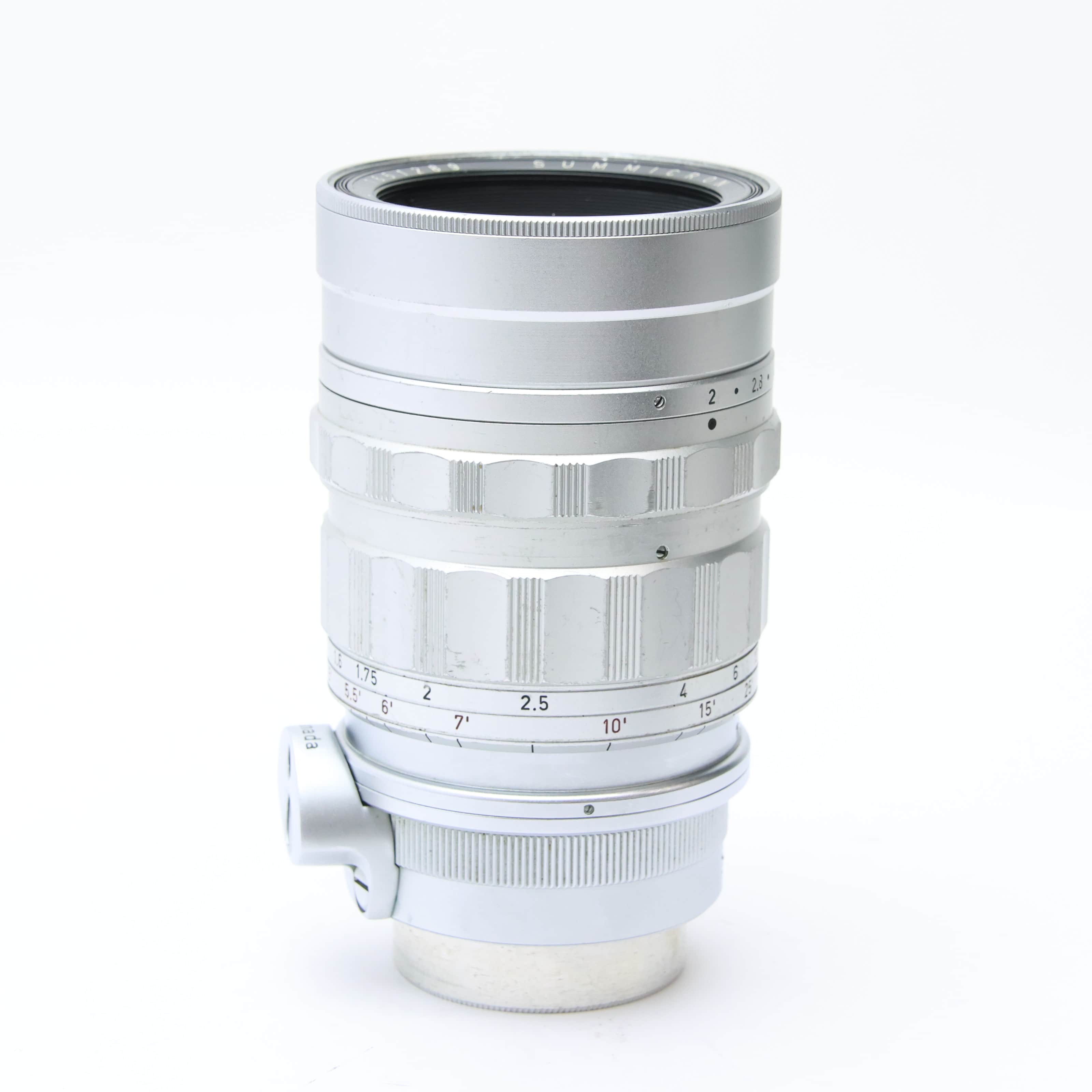 中古)Leica (ライカ) ズミクロン L90mm F2 レンズフード組込 シルバー