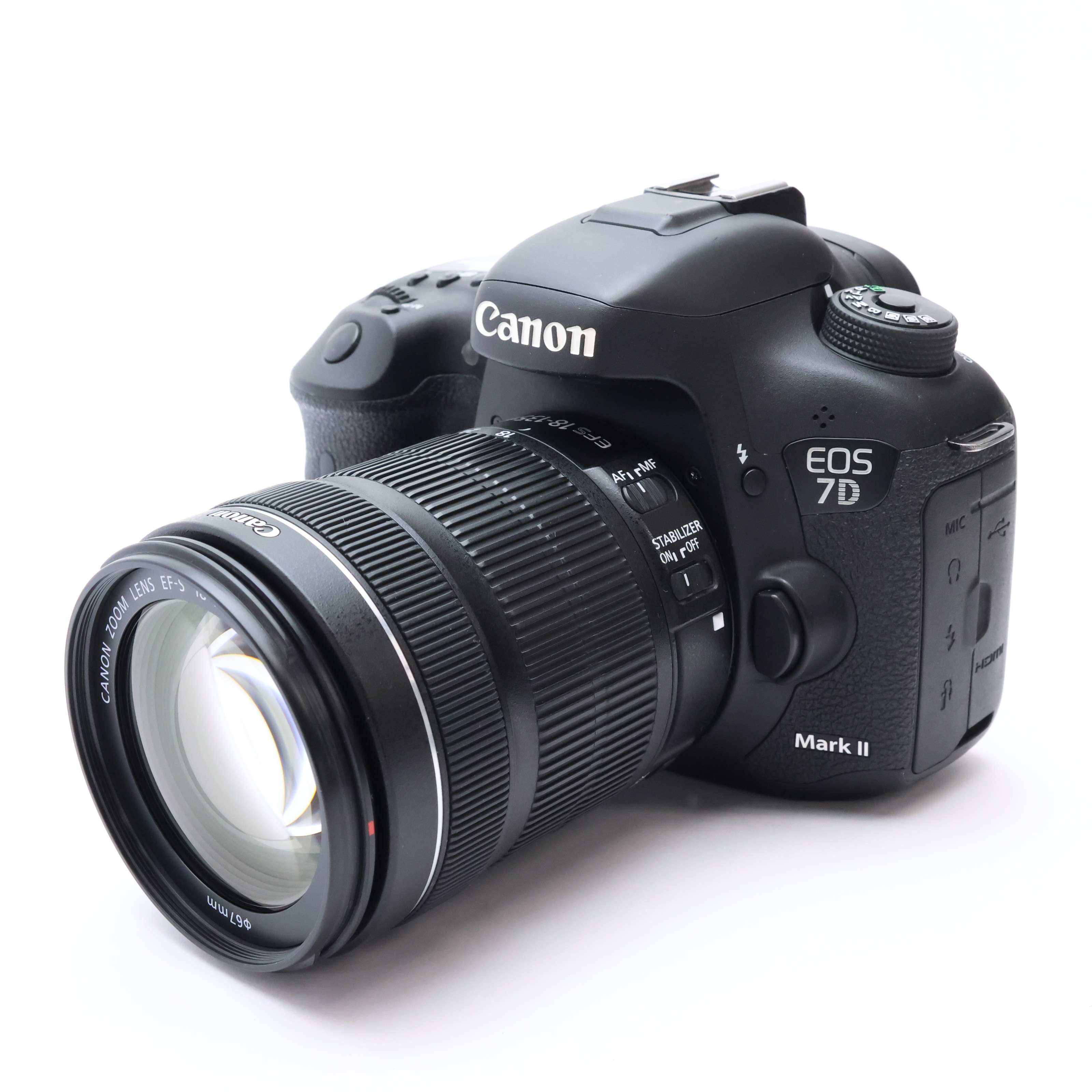 中古)Canon (キヤノン) EOS 7D Mark II EF-S18-135 IS STM レンズ