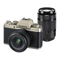 FUJIFILM (フジフイルム) X-T100 ダブルズームレンズキット シャンパンゴールド