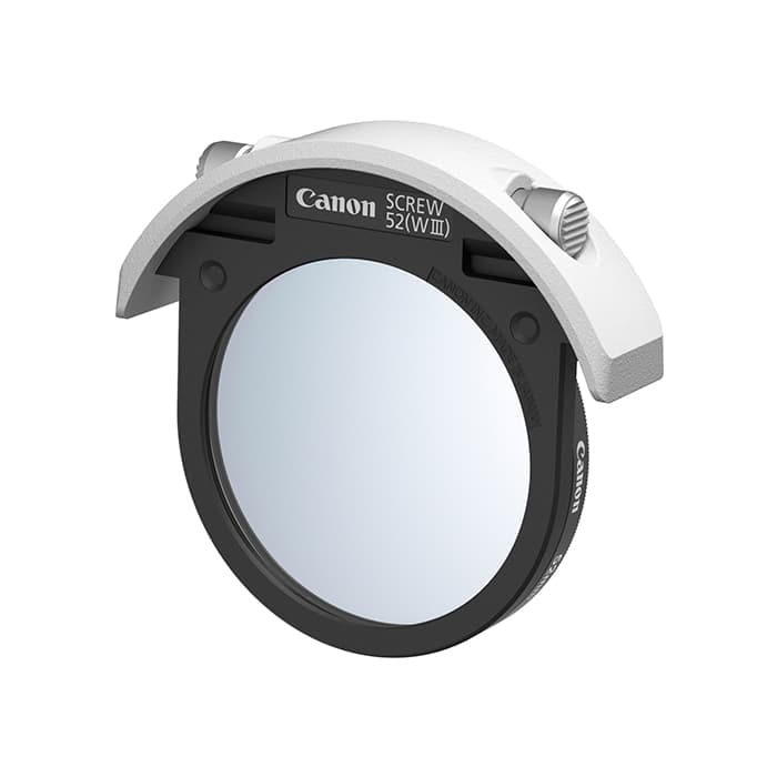 新品)Canon (キヤノン) ドロップインスクリューフィルターホルダー52
