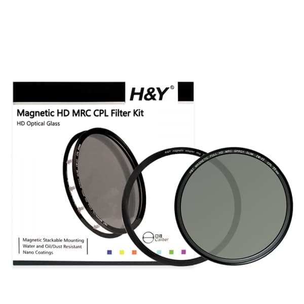 新品)H&Y(エイチアンドワイ) Magnetic MRC Slim CPLフィルターkit 82mm