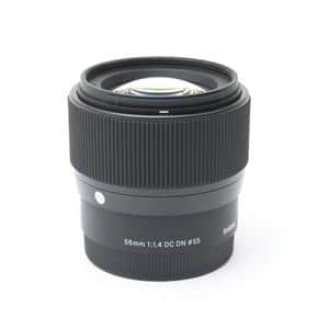 SIGMA 56mm F1.4 DC DN 美品 ソニー Eマウント シグマ シグマ SIGMA 56mm F1.4 DC DN ソニー Eマウント レンズ