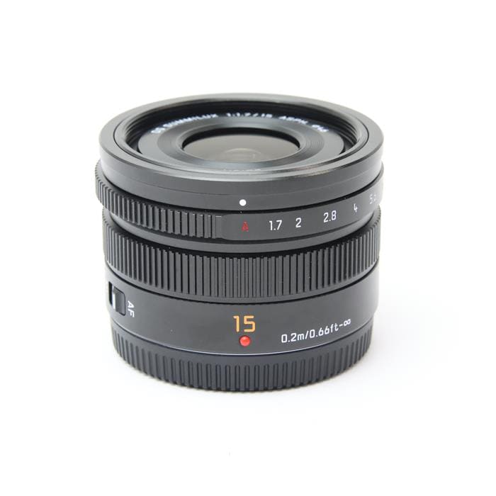 LEICA DG SUMMILUX 15mmF1.7 Asph.中古品 中古)Panasonic (パナソニック) LEICA DG SUMMILUX 15mm F1.7
