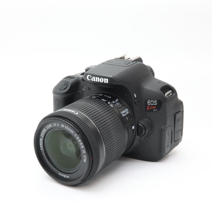 中古)Canon (キヤノン) EOS Kiss X7i EF-S18-55 IS STM レンズ