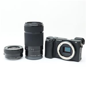 SONY α6400 ダブルズームレンズキット ILCE-6400Y ブラック」の商品