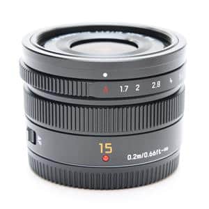 Panasonic H-X015 15mm F1.7 レンズ Amazon.com : Panasonic H-X015-K Monofocal Wide Angle Lens