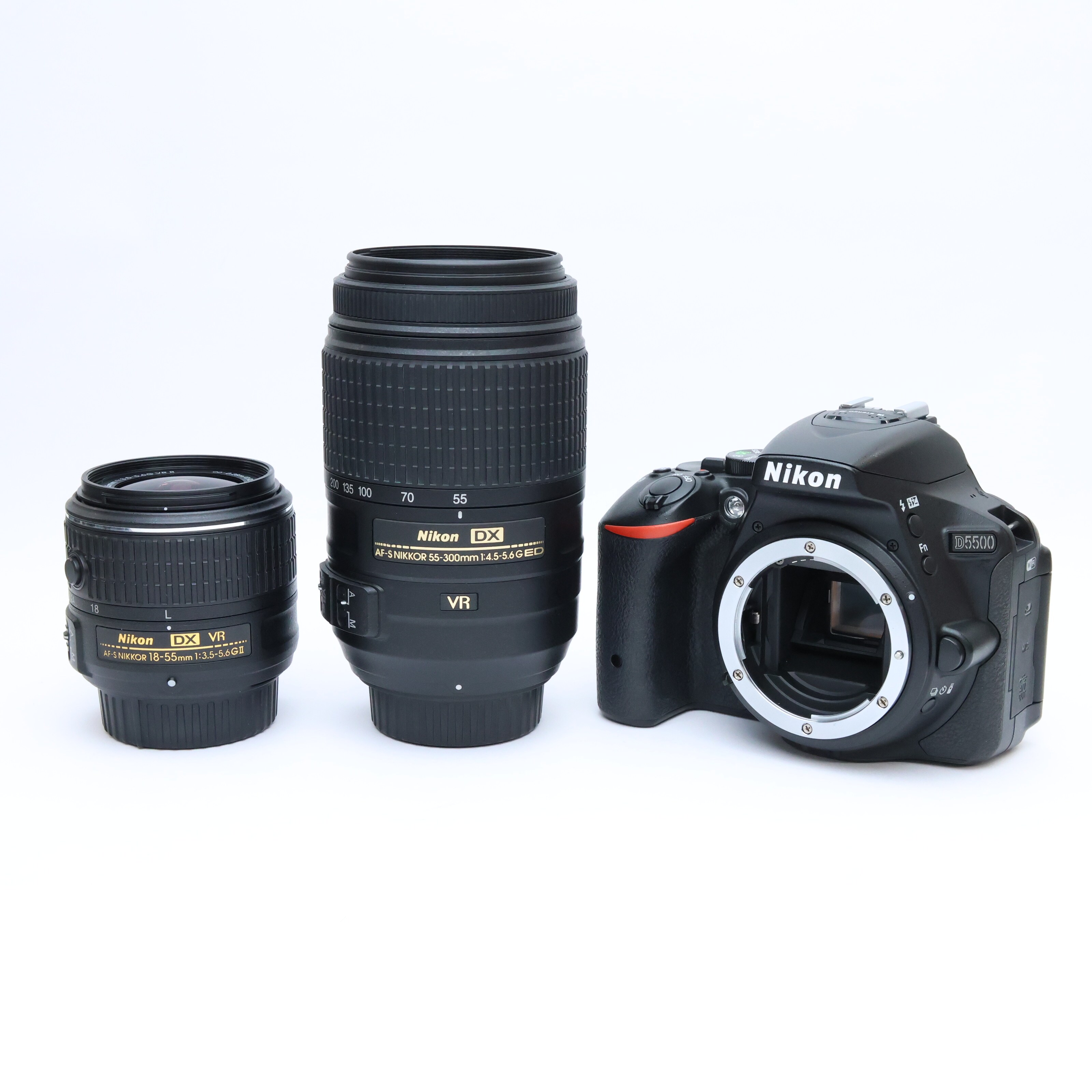 中古)Nikon (ニコン) D5500 ダブルズームキット ブラック(商品 中古)Nikon (ニコン) D5500 ダブルズームキット ブラック(商品