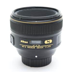 【銘玉】Nikon AF-S NIKKOR 58mm f1.4G ED N カメラレンズ AF-S NIKKOR 58mm f/1.4G NIKKOR（ニッコール） ブラック