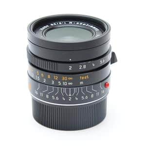 Leica ライカ　ズミクロン M28mm F2.0 ASPH. ブラック ライカ ズミクロンM f2/28mm ASPH. / ライカオンラインストア