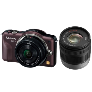 Panasonic (パナソニック) LUMIX DMC-GF3W ダブルレンズキット ブラウン