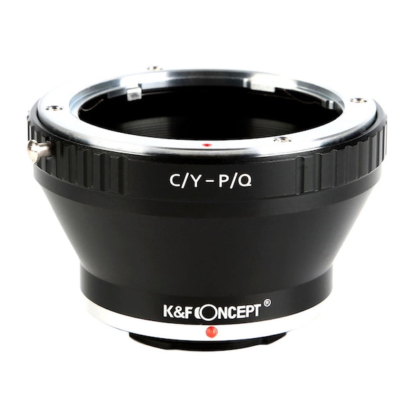 K&F Concept (ケーアンドエフ・コンセプト) マウントアダプター ヤシカコンタックスレンズ/ペンタックスQボディ用  KF-CYQ