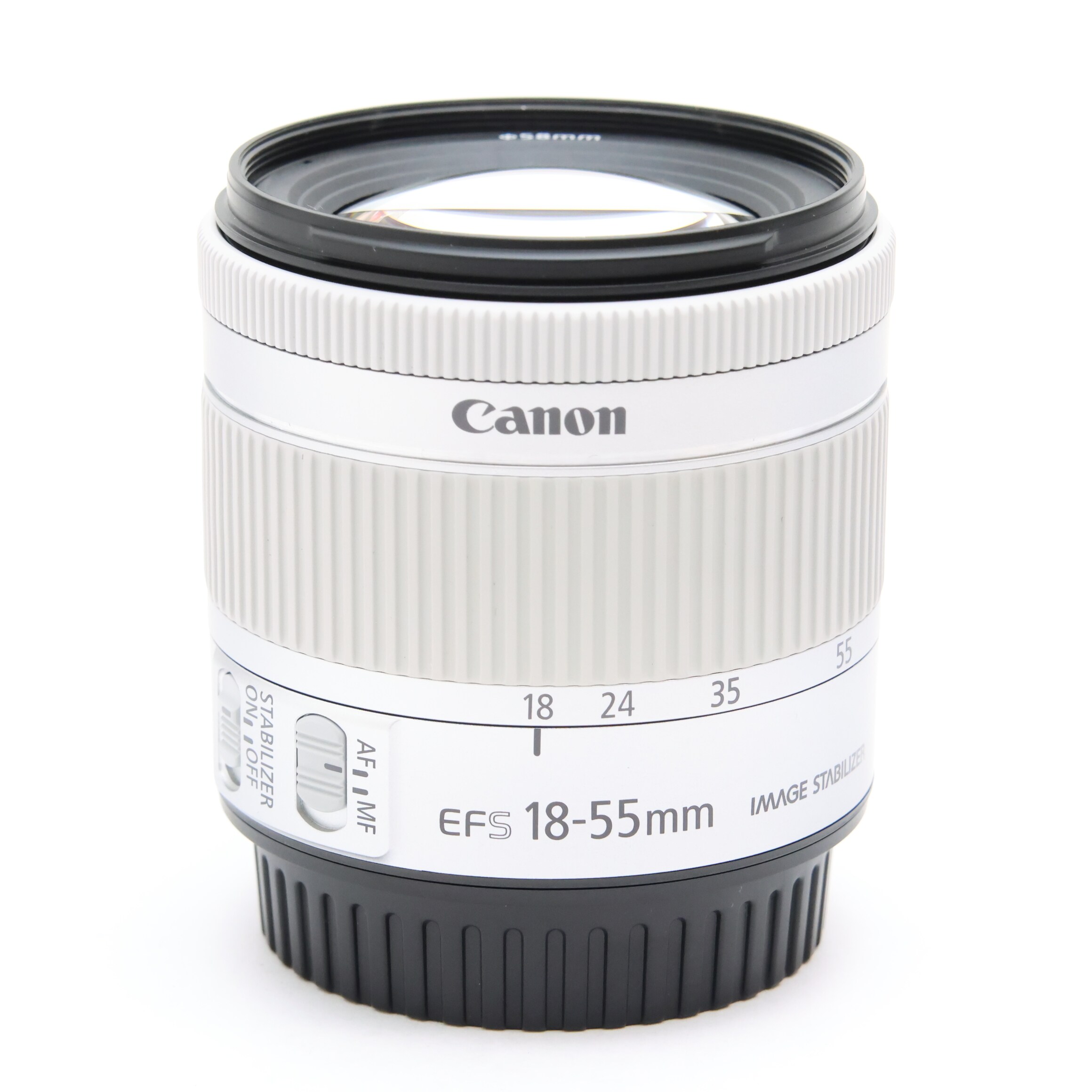 中古)Canon (キヤノン) EF-S18-55mm F4-5.6 IS STM シルバー（商品ID
