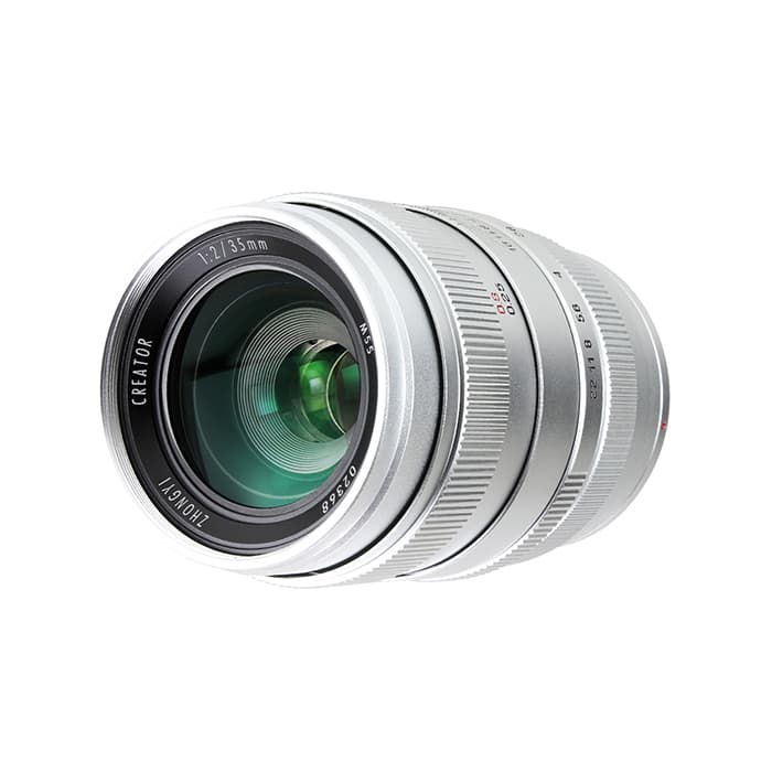 新品)中一光学 CREATOR 35mm F2 (ソニーE用/フルサイズ対応) シルバー