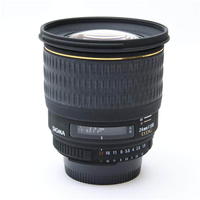 中古)SIGMA (シグマ) 24mm F1.8 EX DG ASPHERICAL MACRO (ニコンF用
