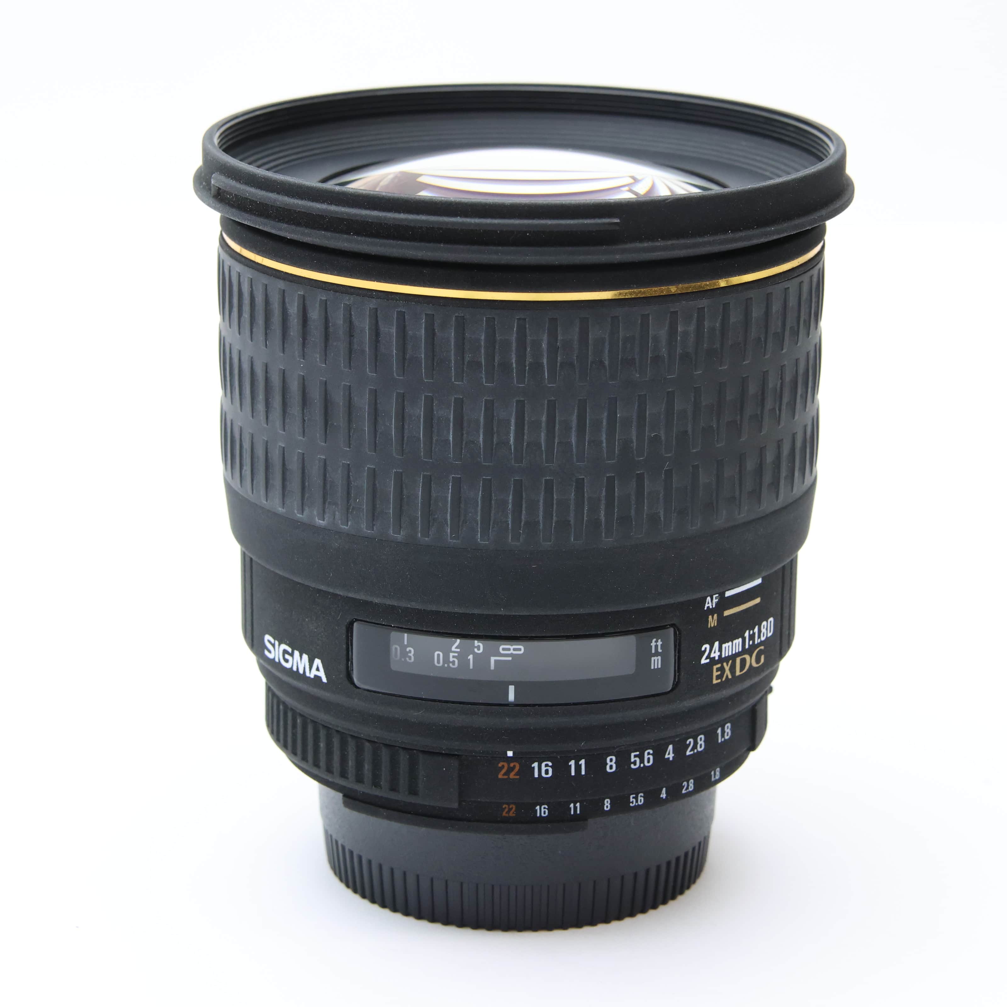 【銘玉】動作◎ シグマ 24mm F1.8 EX DG MACRO ニコンF 中古)SIGMA (シグマ) 24mm F1.8 EX DG ASPHERICAL MACRO (ニコンF用