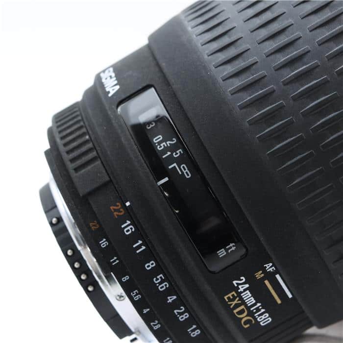 中古)SIGMA (シグマ) 24mm F1.8 EX DG ASPHERICAL MACRO (ニコンF用