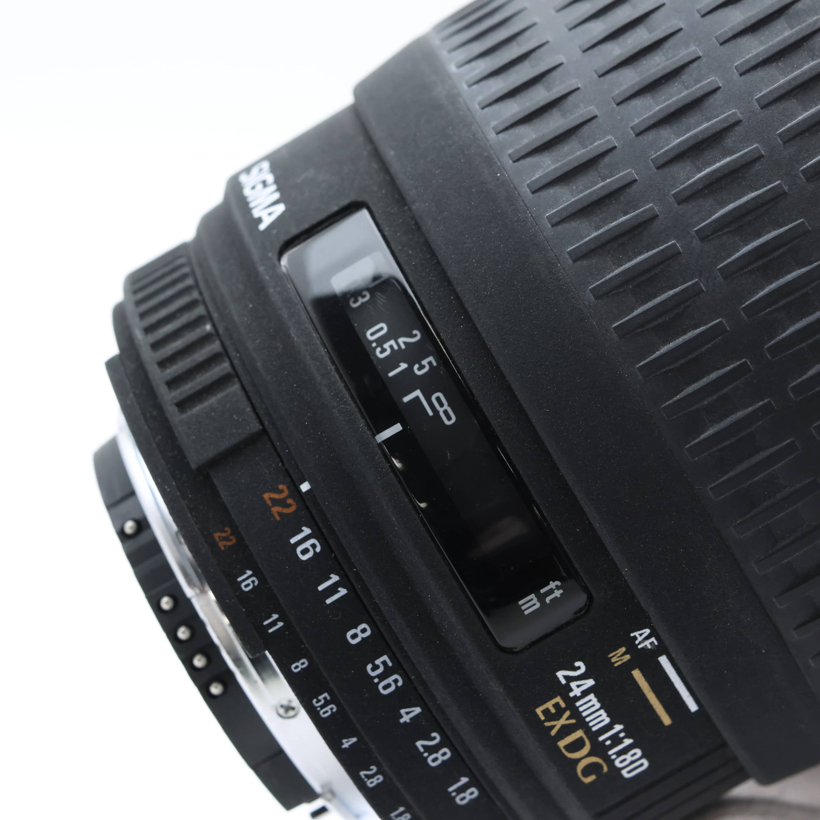 中古)SIGMA (シグマ) 24mm F1.8 EX DG ASPHERICAL MACRO (ニコンF用