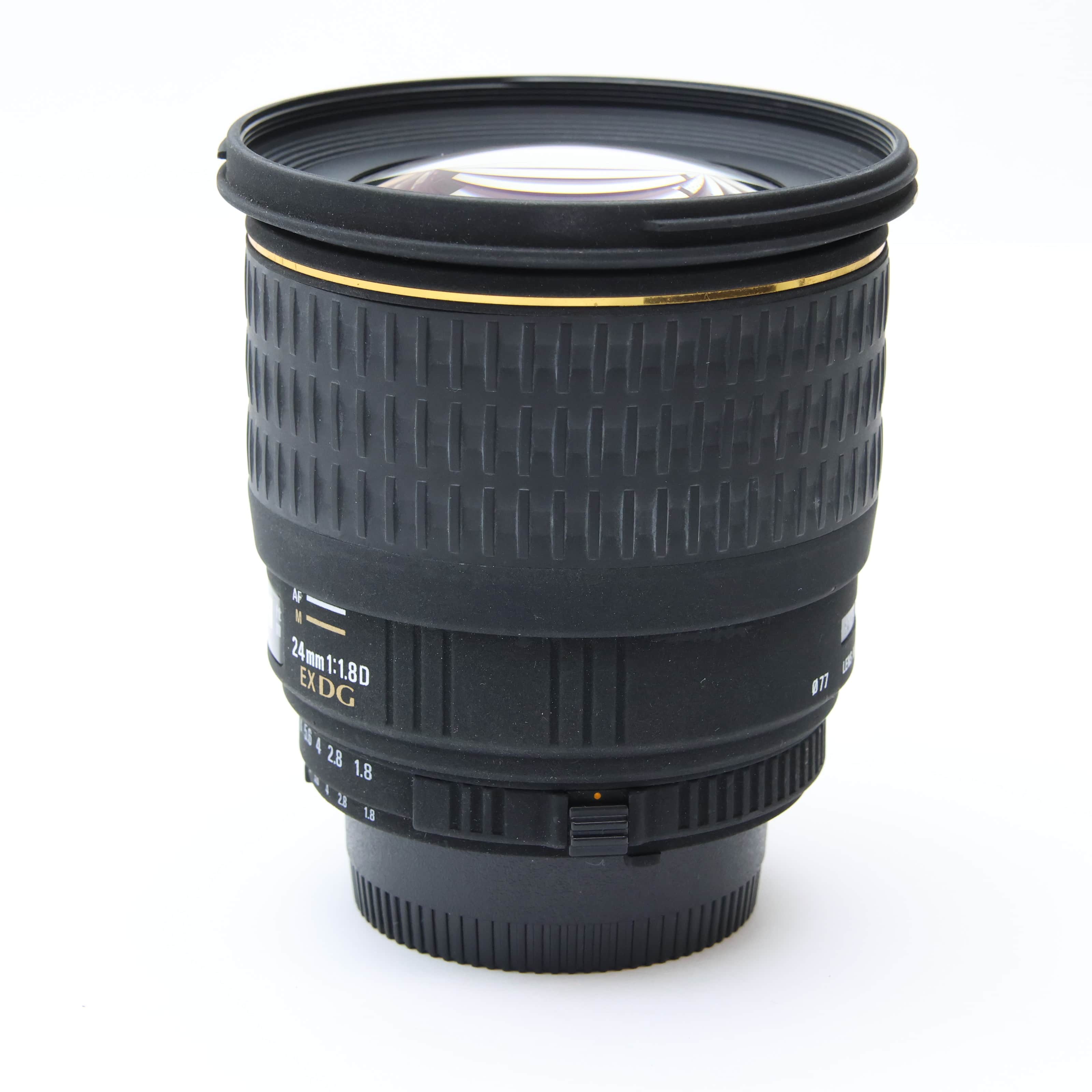 【銘玉】動作◎ シグマ 24mm F1.8 EX DG MACRO ニコンF 中古)SIGMA (シグマ) 24mm F1.8 EX DG ASPHERICAL MACRO (ニコンF用