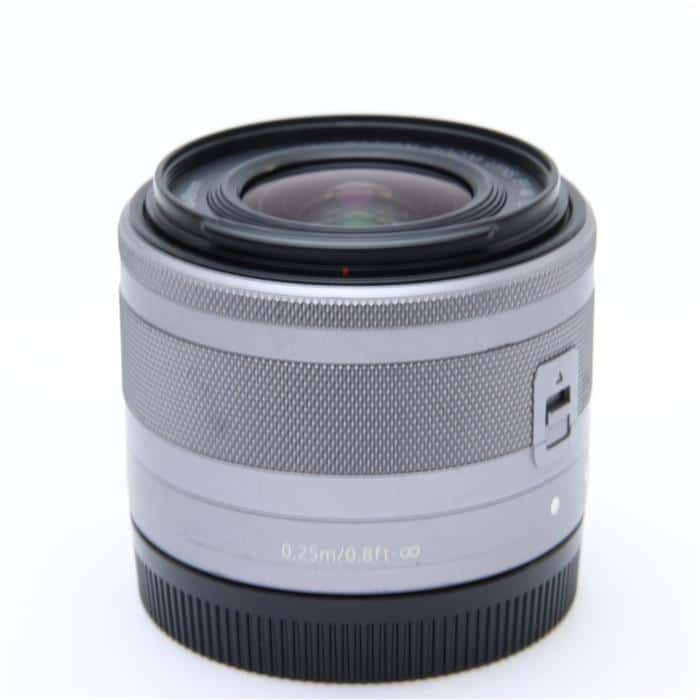 中古)Canon (キヤノン) EF-M15-45mm F3.5-6.3 IS STM シルバー