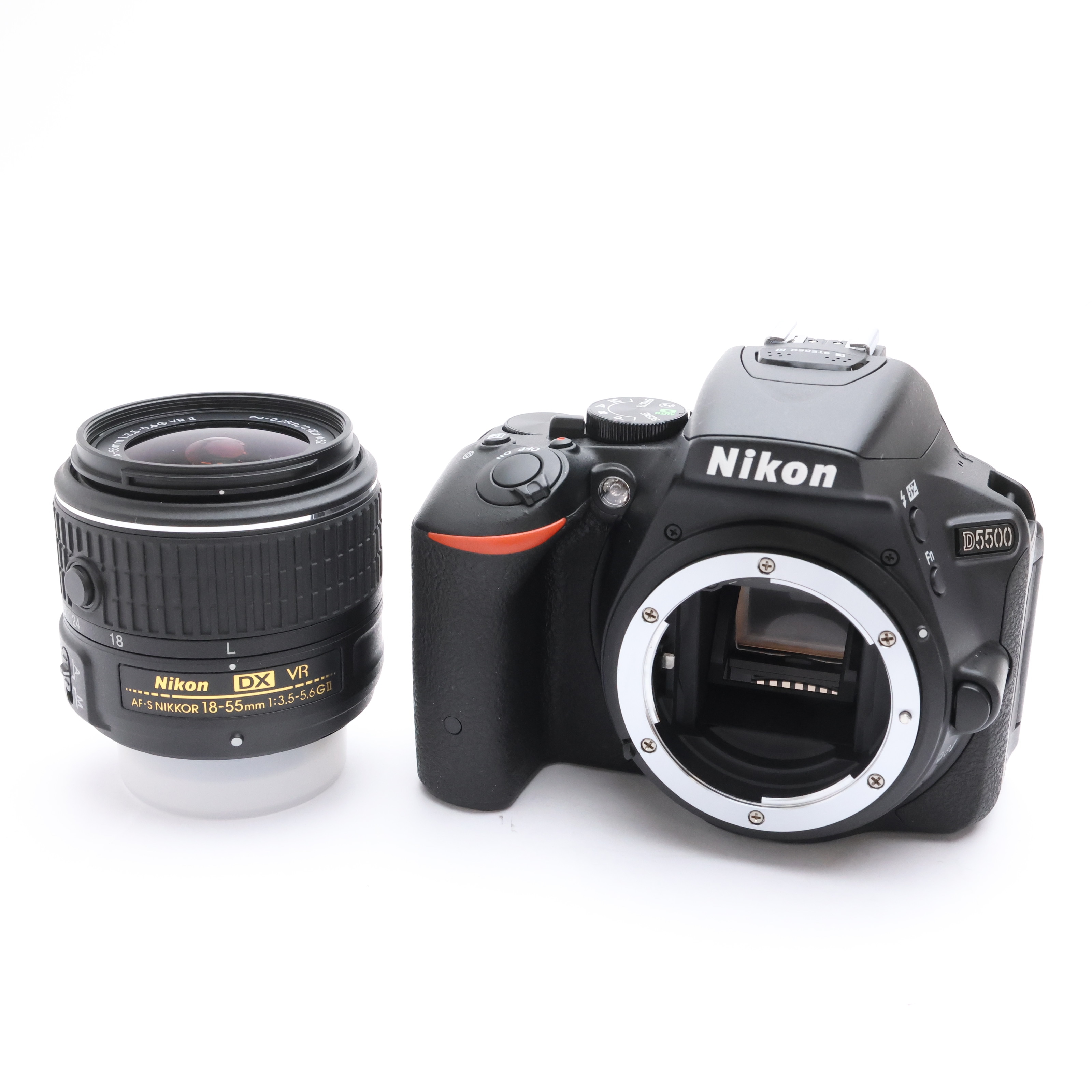 中古)Nikon (ニコン) D5500 18-55 VR II レンズキット ブラック（商品