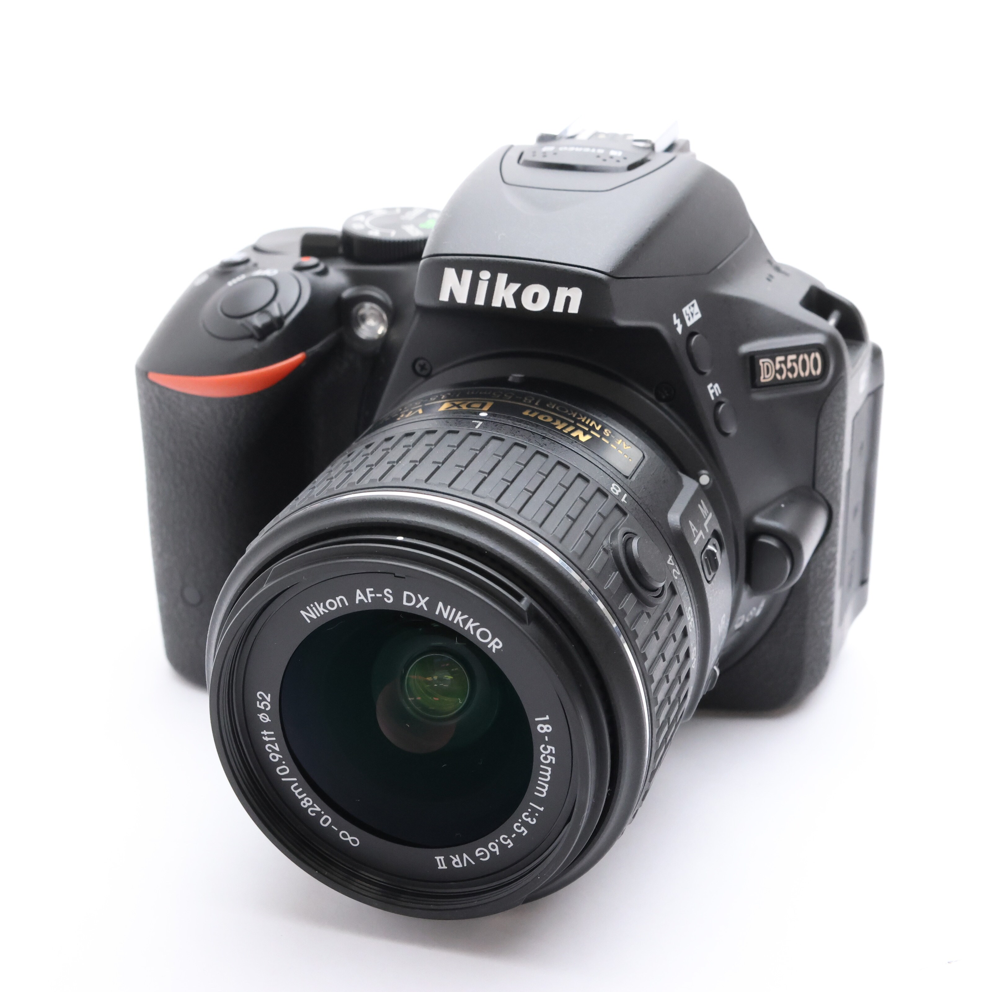 中古)Nikon (ニコン) D5500 18-55 VR II レンズキット ブラック（商品 