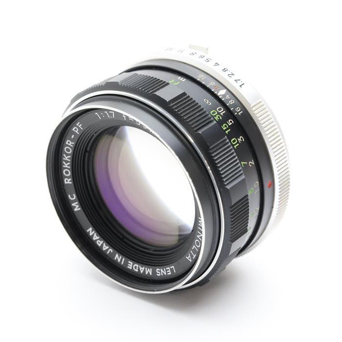 中古)MINOLTA (ミノルタ) MC 55mm F1.7 ※ピントリング金属削り出し