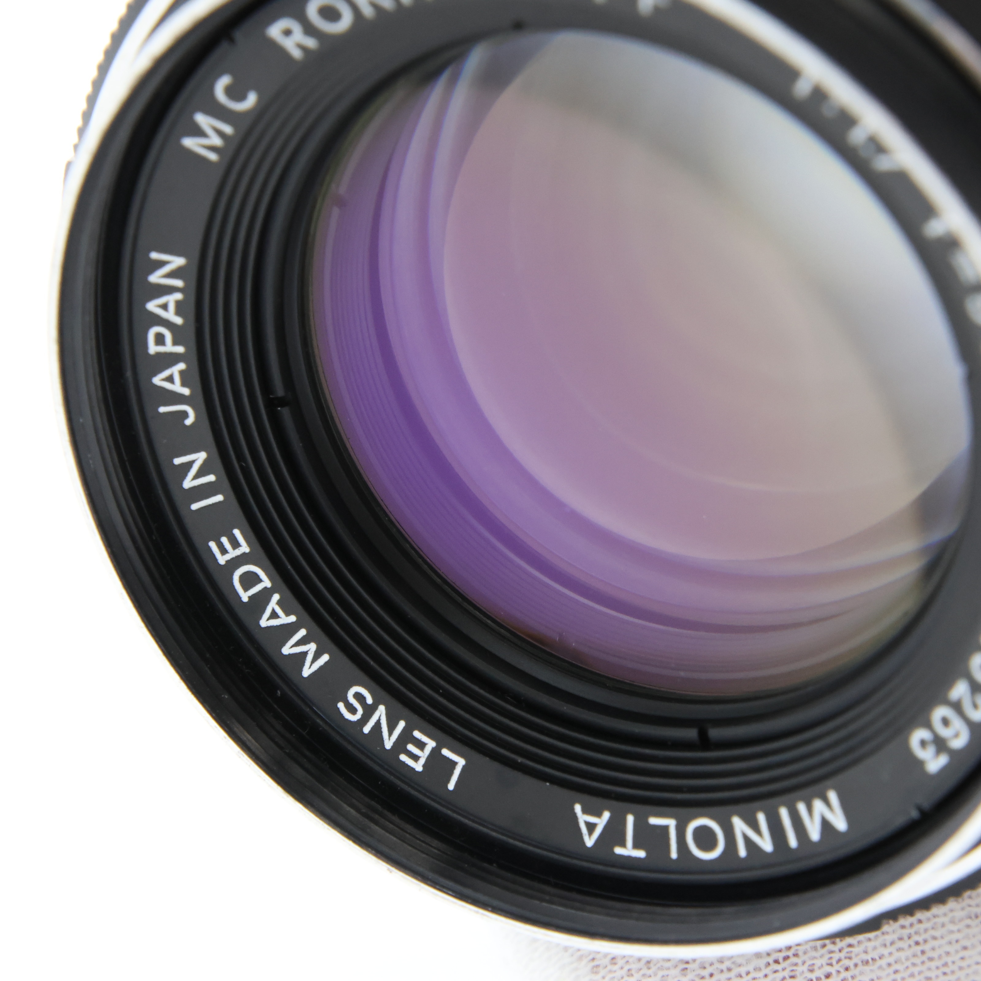 中古)MINOLTA (ミノルタ) MC 55mm F1.7 ※ピントリング金属削り出し