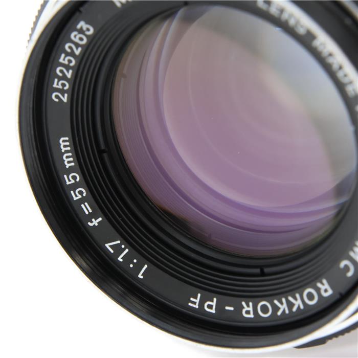 中古)MINOLTA (ミノルタ) MC 55mm F1.7 ※ピントリング金属削り出し