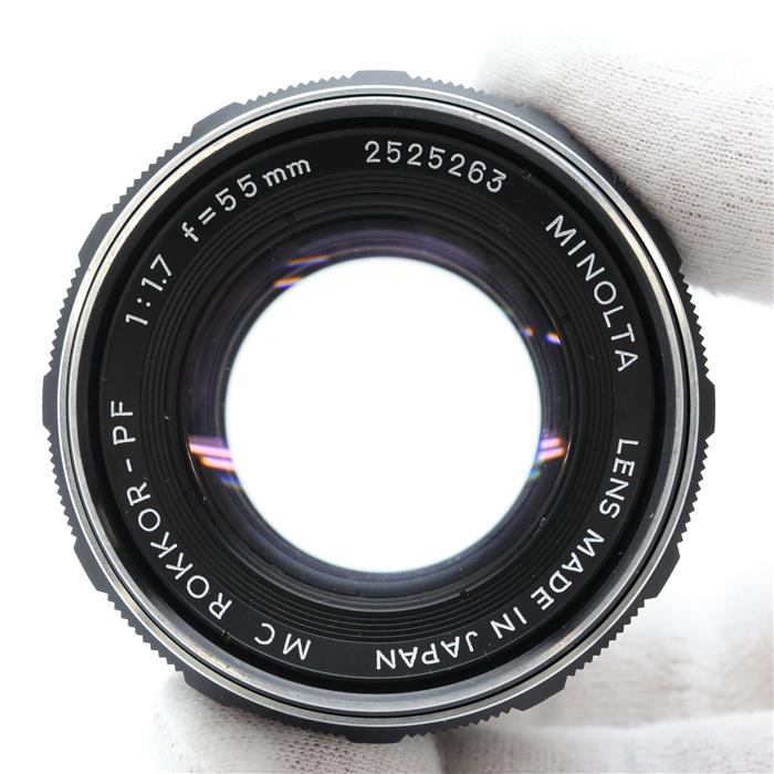 中古)MINOLTA (ミノルタ) MC 55mm F1.7 ※ピントリング金属削り出し