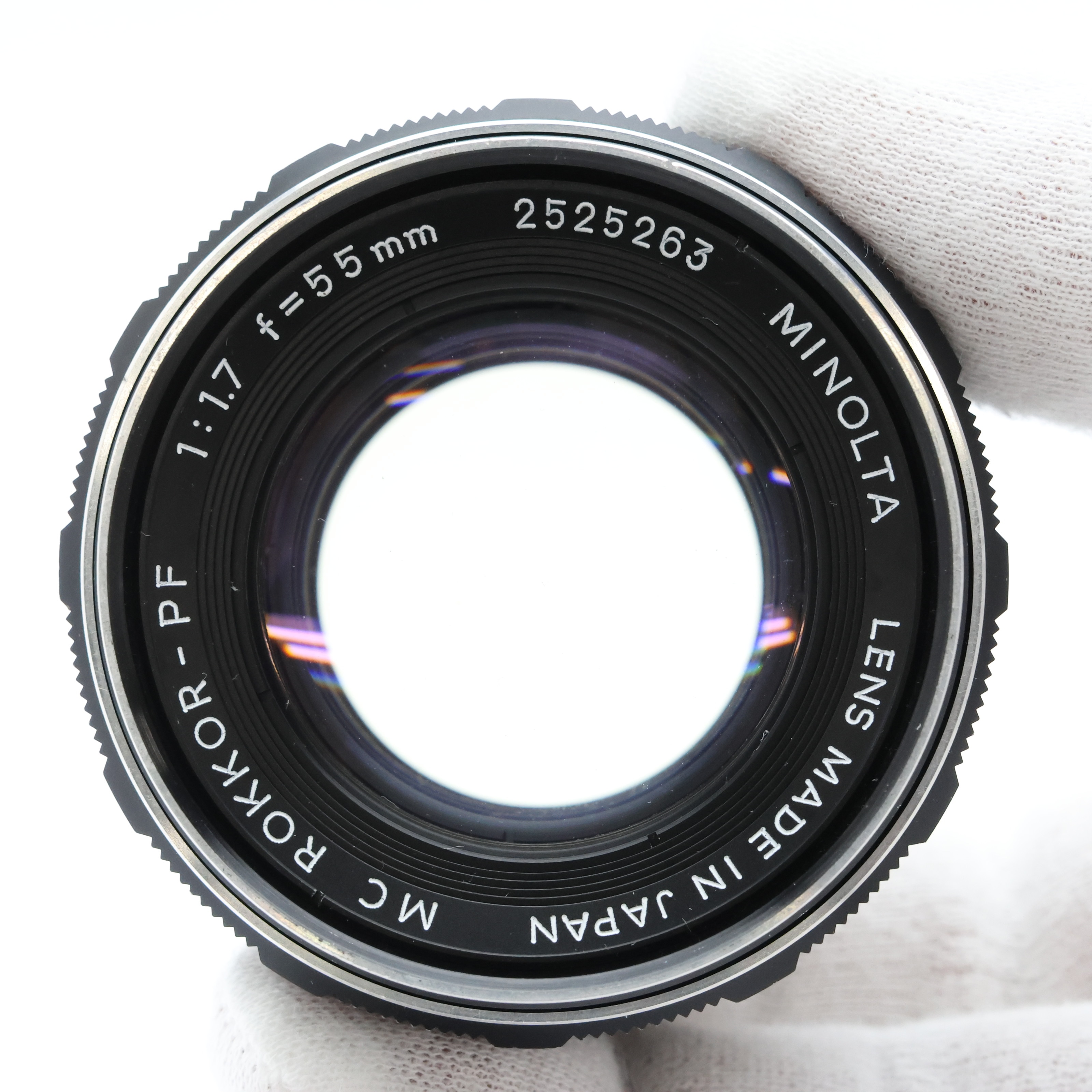 中古)MINOLTA (ミノルタ) MC 55mm F1.7 ※ピントリング金属削り出し
