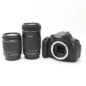 【送料込中古美品】Canonキヤノン EOS Kiss X7 ダブルズームキット EOS Kiss 一眼レフカメラ 中古 キヤノン Canon kiss X7 標準