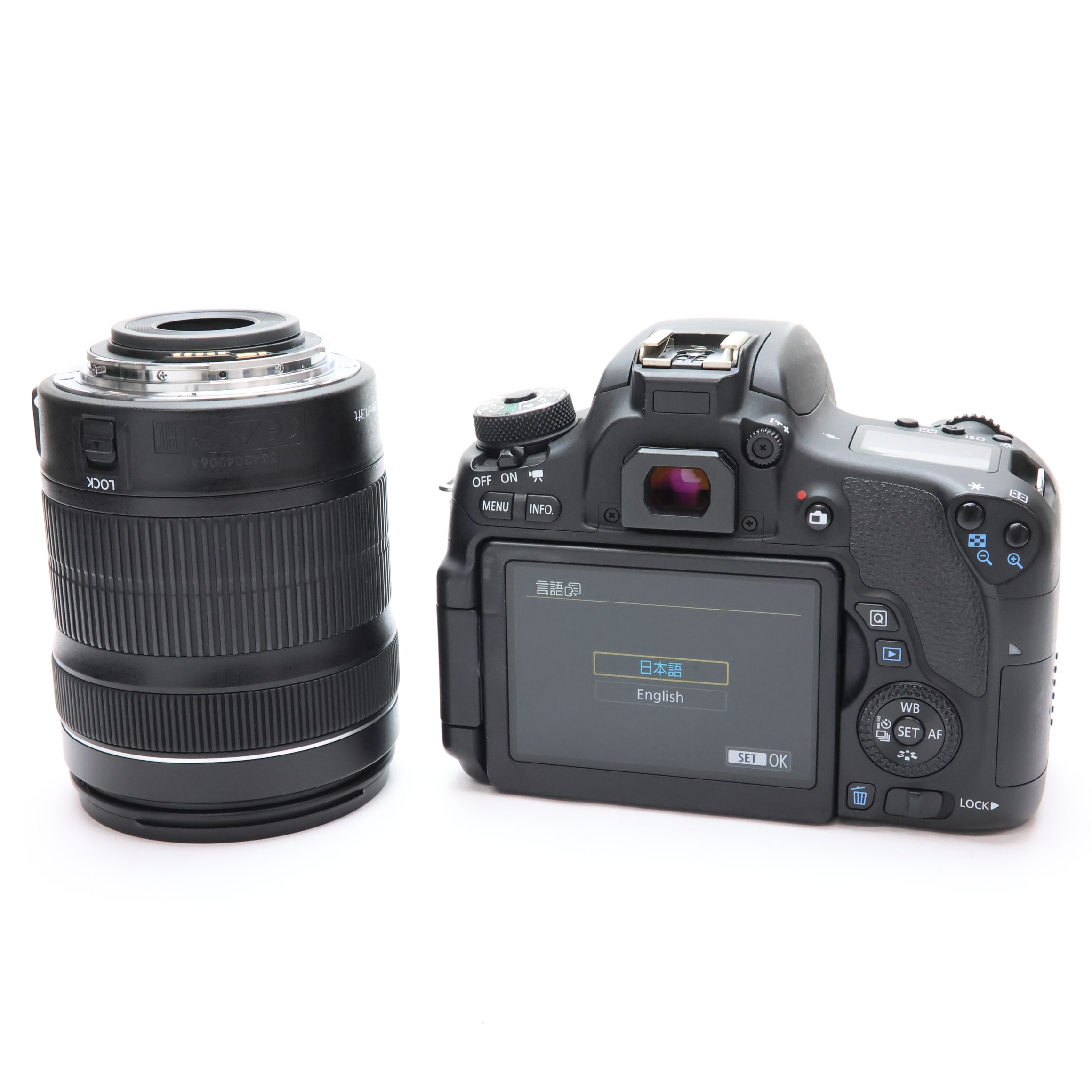 中古)Canon (キヤノン) EOS 8000D EF-S18-135 IS STM レンズキット 