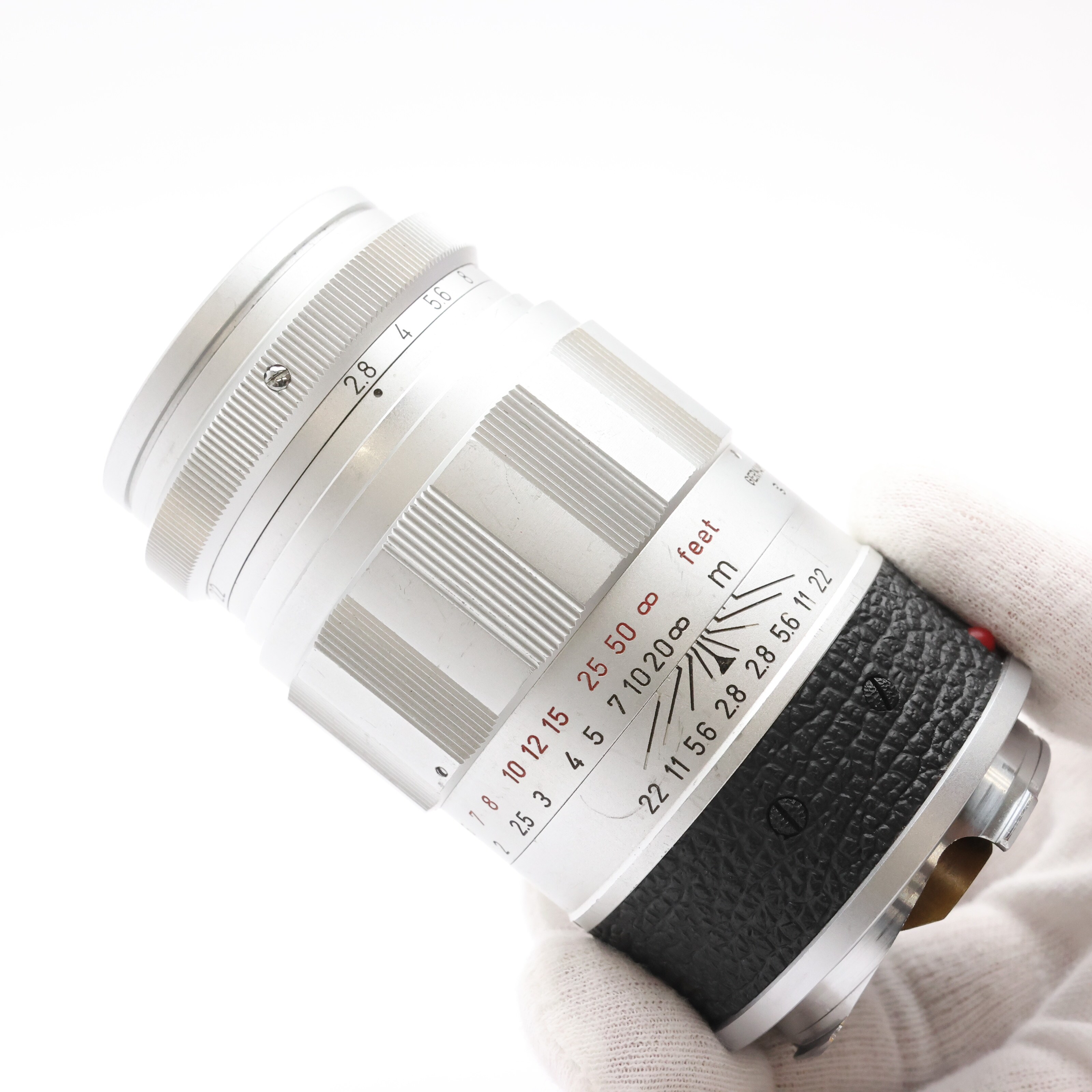 【美品】Leica ライカ エルマリート M90mm F2.8 中古)Leica (ライカ) エルマリート M90mm F2.8 E39 シルバー（商品ID