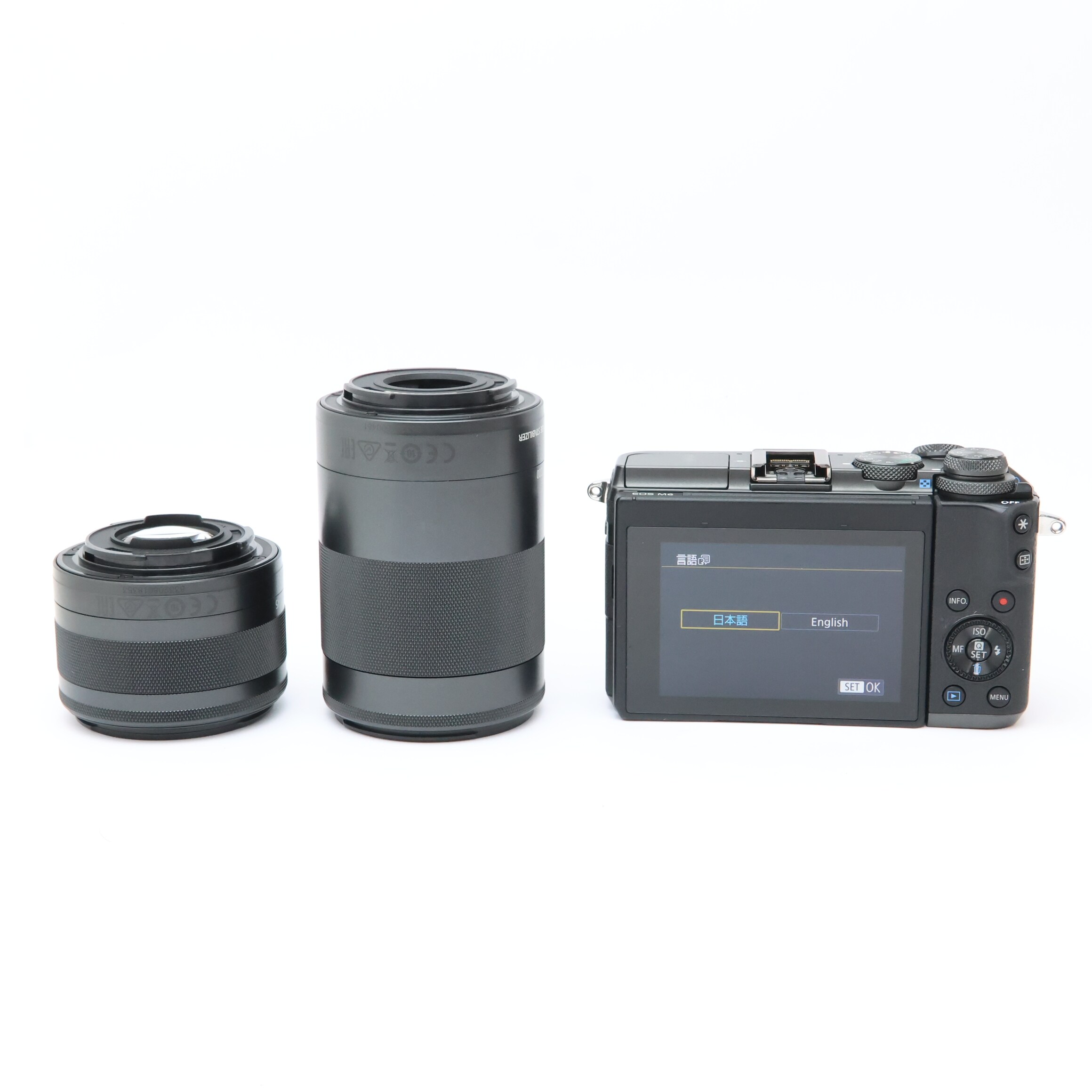 中古)Canon (キヤノン) EOS M6 ダブルズームキット ブラック（商品ID 