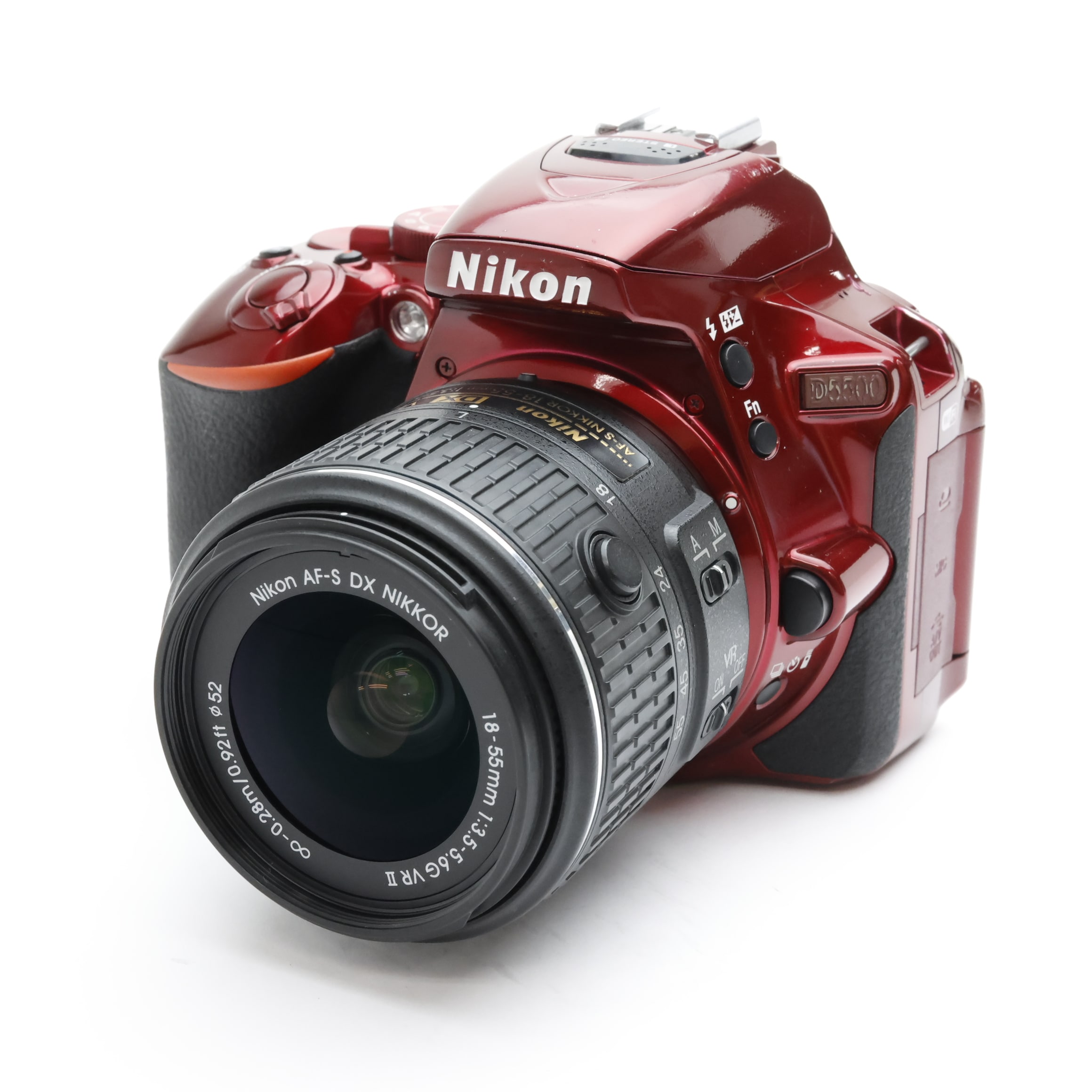 中古)Nikon (ニコン) D5500 ダブルズームキット レッド（商品ID 