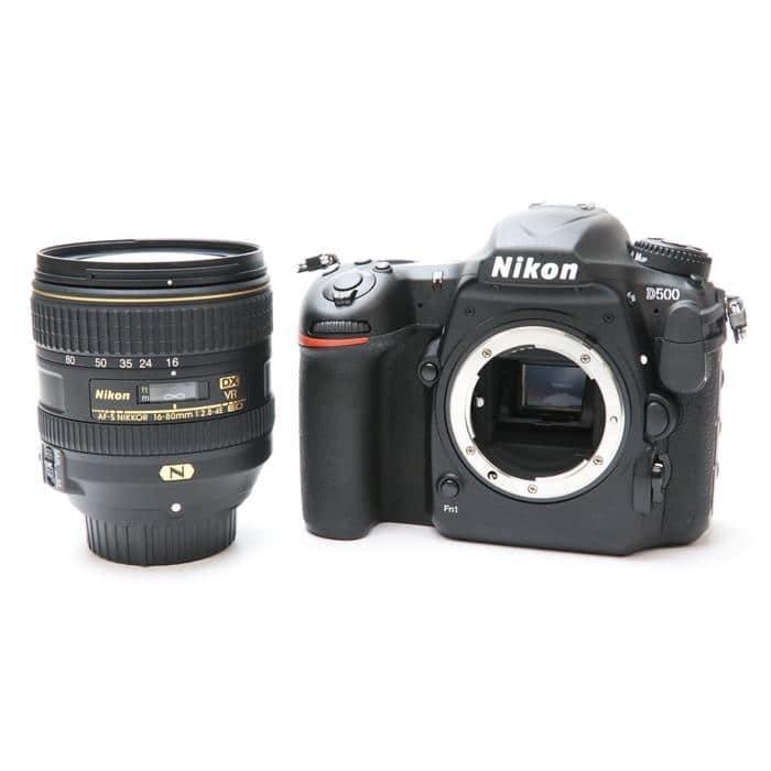 中古)Nikon (ニコン) D500 16-80 VR レンズキット（商品ID