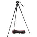 Manfrotto (マンフロット) ビデオキット シングルレッグ4段アルミ 504HD付 MVK504AQ
