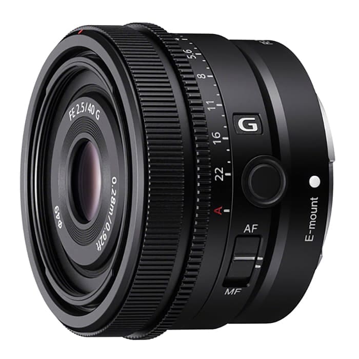 (新品)SONY (ソニー) FE 40mm F2.5G SEL40F25G（商品ID：4548736130623）詳細ページ |  デジタルカメラ、ミラーレスカメラ、交換レンズの総合サイト｜マップカメラ