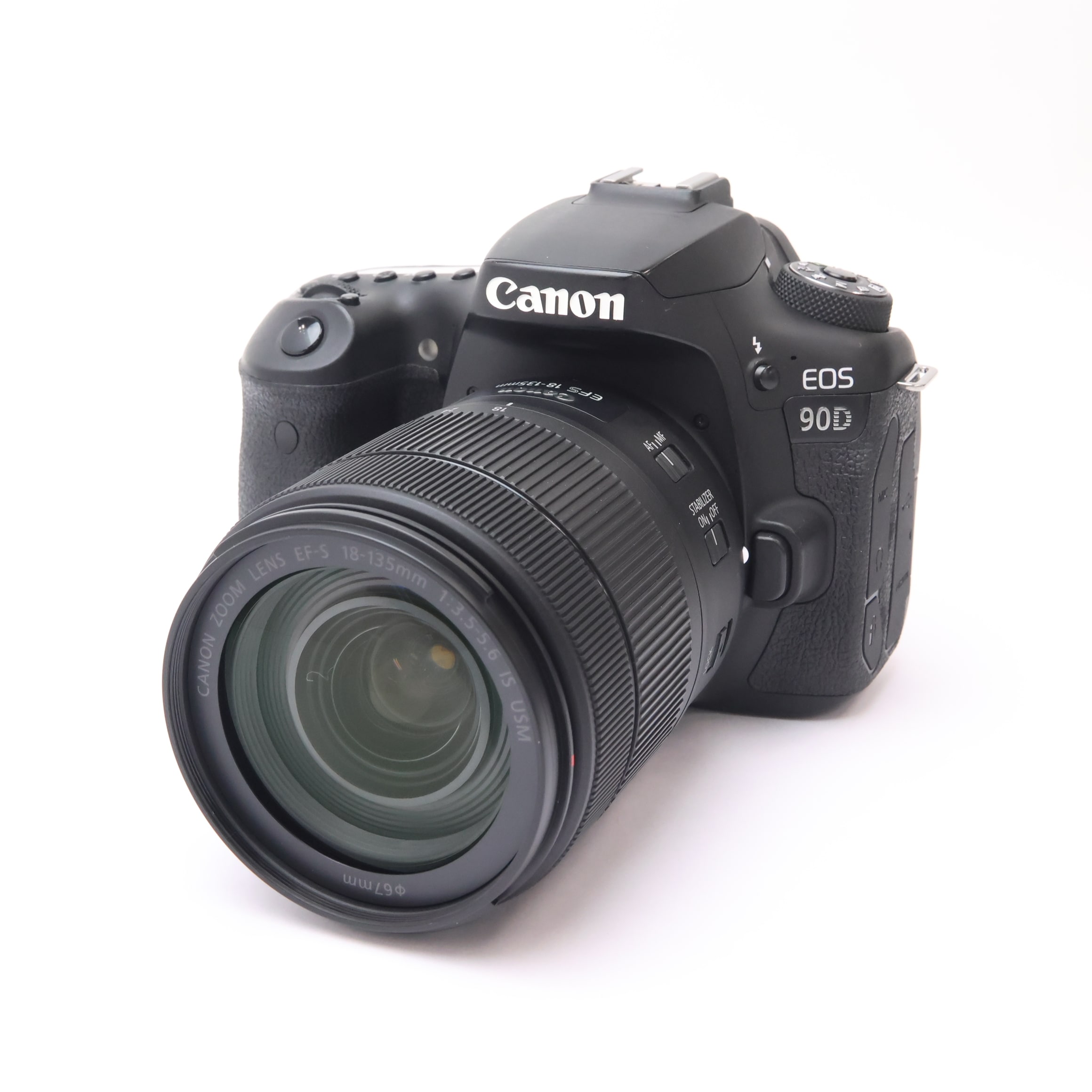 中古)Canon (キヤノン) EOS 90D EF-S18-135 IS USM レンズキット（商品
