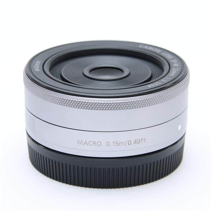 Canon - EF-M22mm F2 STM シルバー 極美品 ほぼ新品 Amazon.co.jp: Canon 単焦点広角レンズ EF-M22mm F2 STM