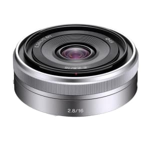 レンズ(単焦点)SONY E 16mm F2.8 SEL16F28 パンケーキレンズ 良品