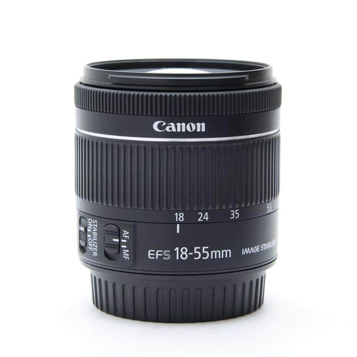 【美品】CANON EF-S18-55mm F3.5-5.6 IS STM 中古)Canon (キヤノン) EF-S18-55mm F4-5.6 IS STM（商品ID