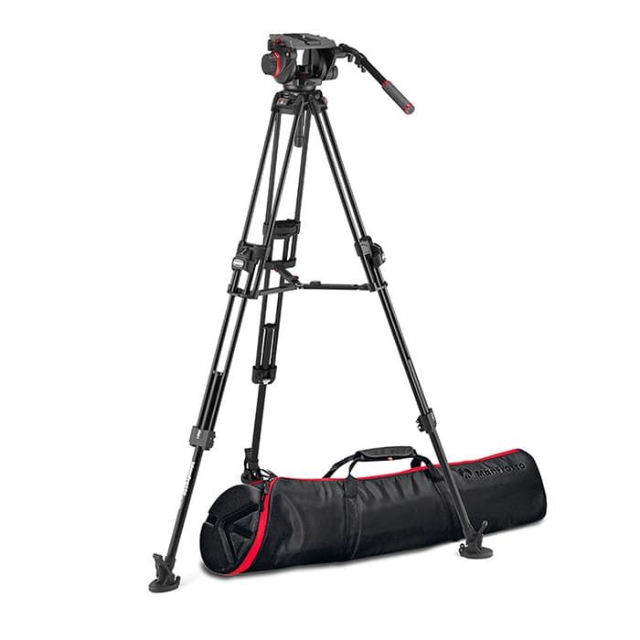 新品)Manfrotto (マンフロット) 509HDビデオ雲台+645FASTアルミ三脚