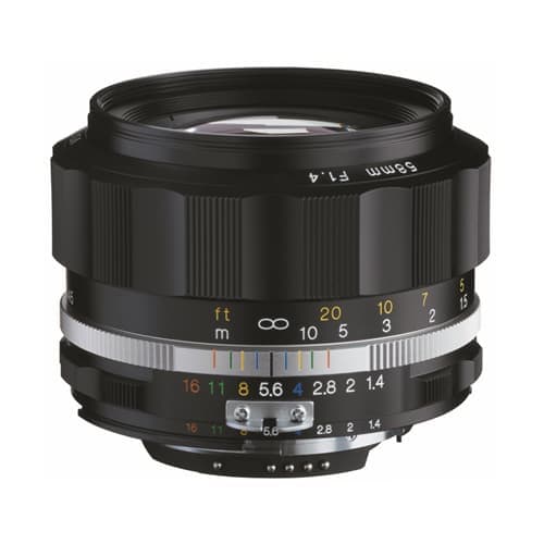 新品 58mm F1.4 SLⅡ S ブラックニコンFマウント フォクトレンダーレンズ(単焦点)