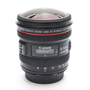【美品】Canon EF8-15mm F4L フィッシュアイ USM 中古)Canon (キヤノン) EF8-15mm F4L フィッシュアイ USM（商品ID