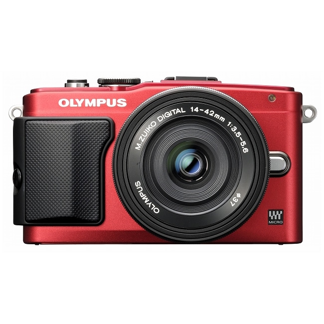OLYMPUS (オリンパス) PEN Lite E-PL6 14-42mm EZレンズキット レッド